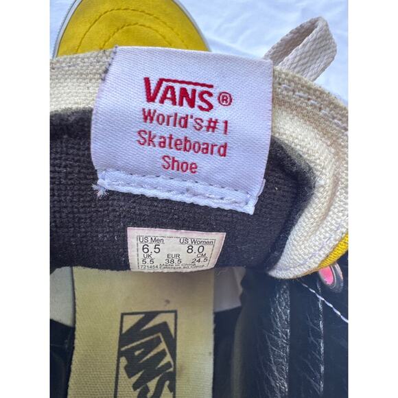 Vans Off The Wall Custom Made JellyNut Sandwich High Tops Women's 8 Men's 6/5 - Picture 6 of 13